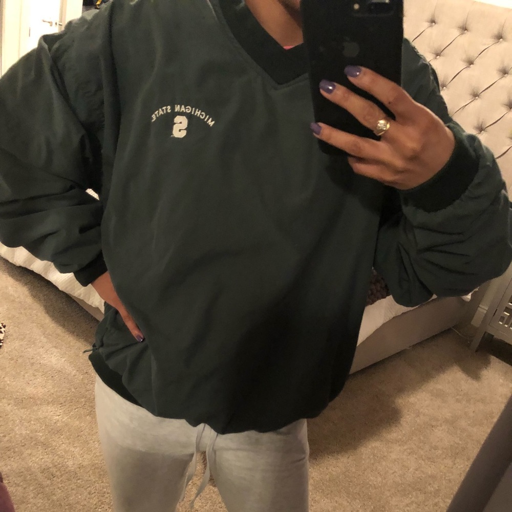 Vintage Michigan State Windbreaker